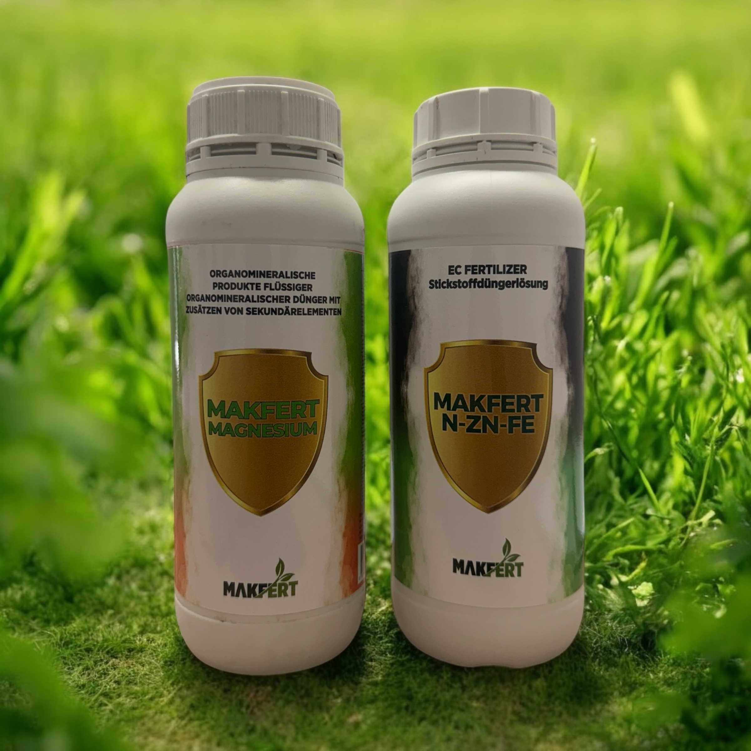 MAKFERT Rasen Dünger-SET flüssig  MAGNESIUM+N-ZN-FE 